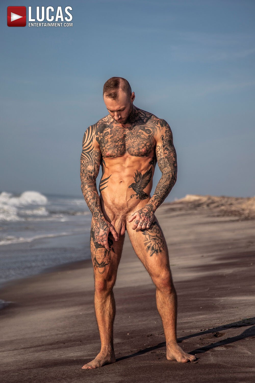 Dylan James, the handsome tattooed male