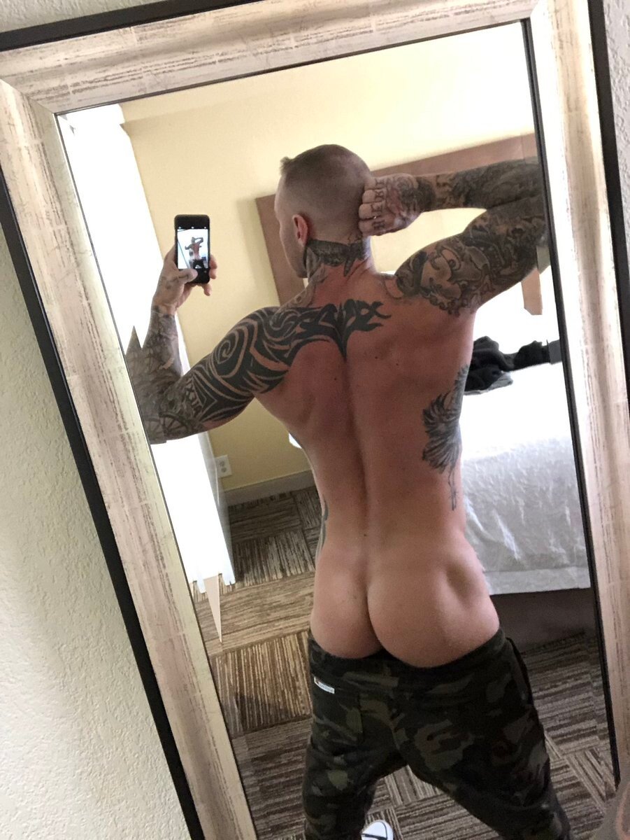 Dylan James, the handsome tattooed male