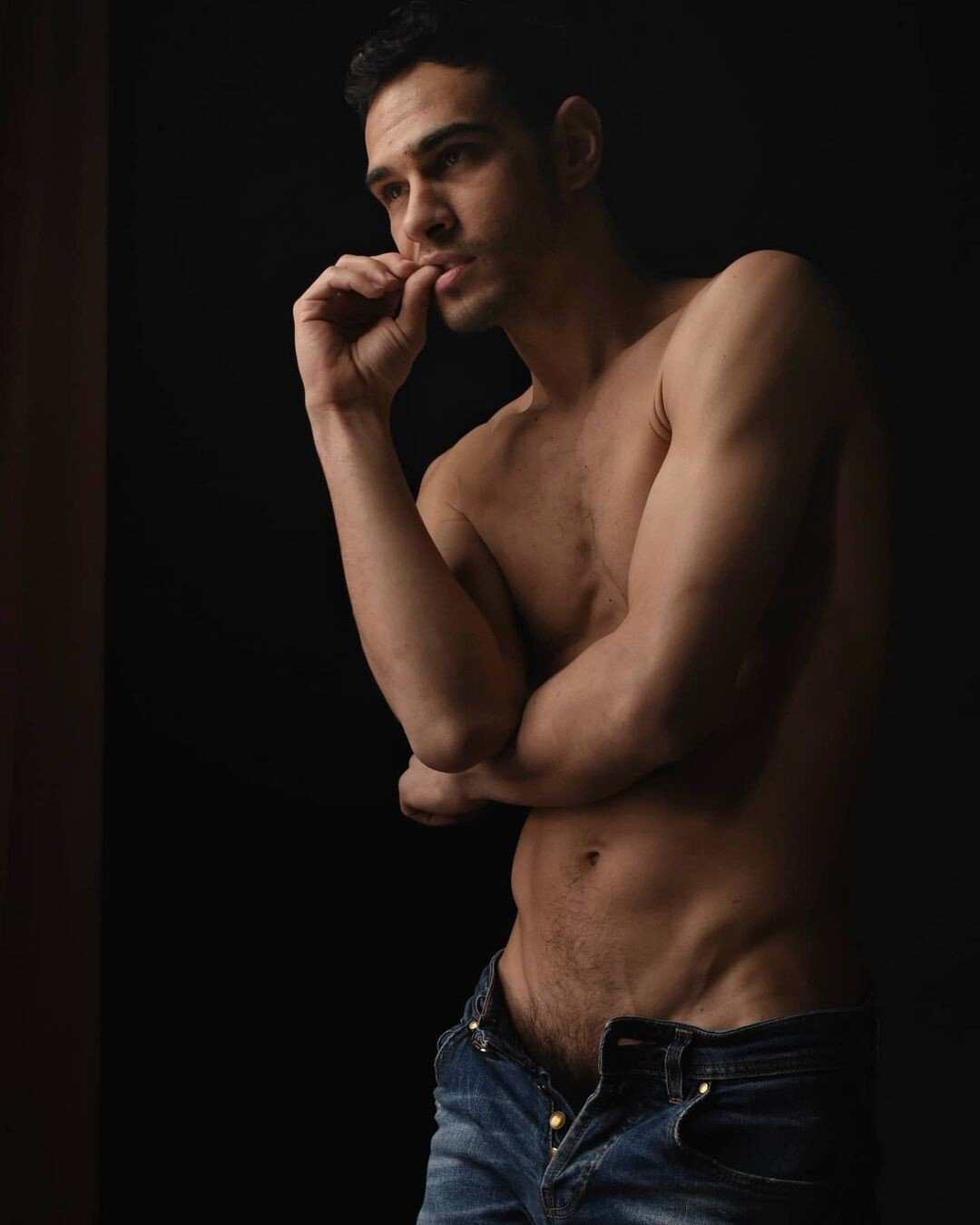 Italian actor Giuseppe Claudio poses nude