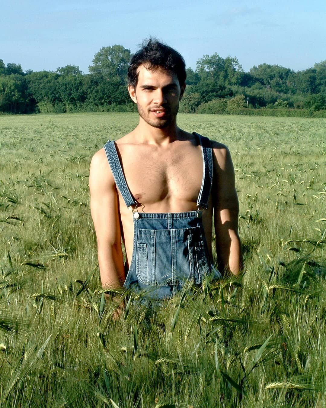 Italian actor Giuseppe Claudio poses nude
