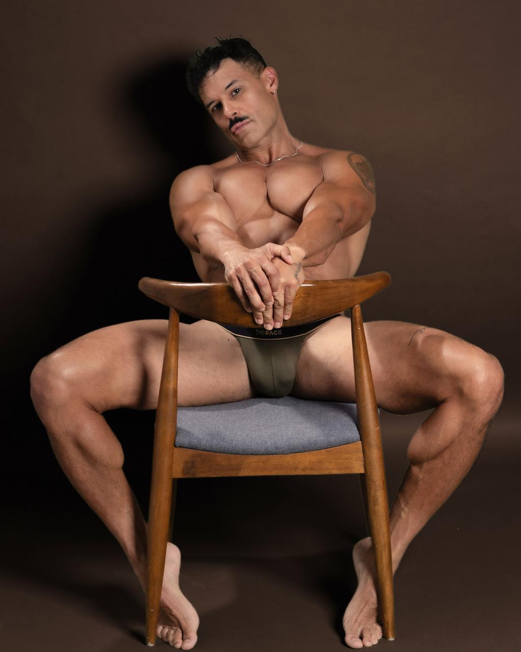 Jake Jordan: the mustache, the muscles and that look