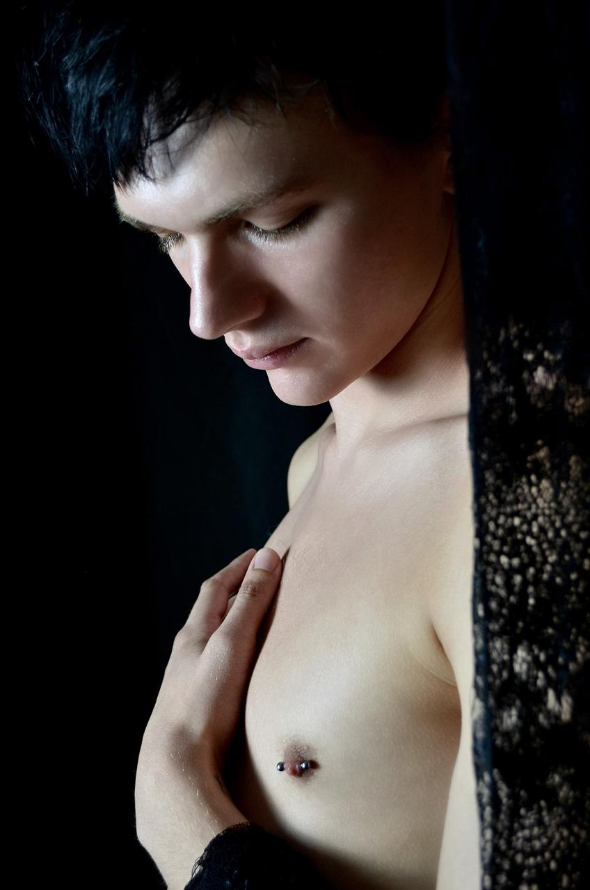 Mychajlo: the dark handsome stud draped in black lace who will haunt your nights