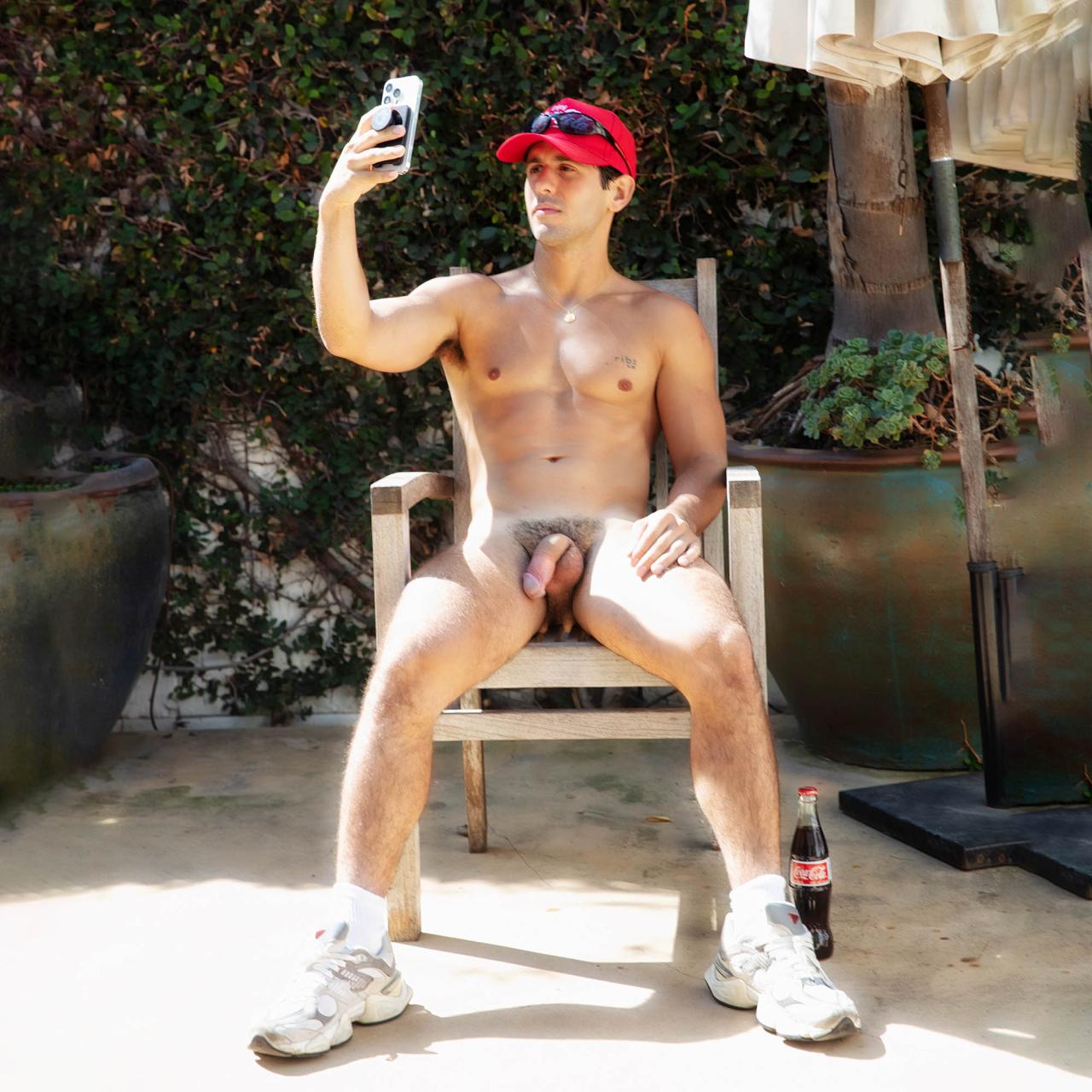 Ross, the boy next door in a red brief