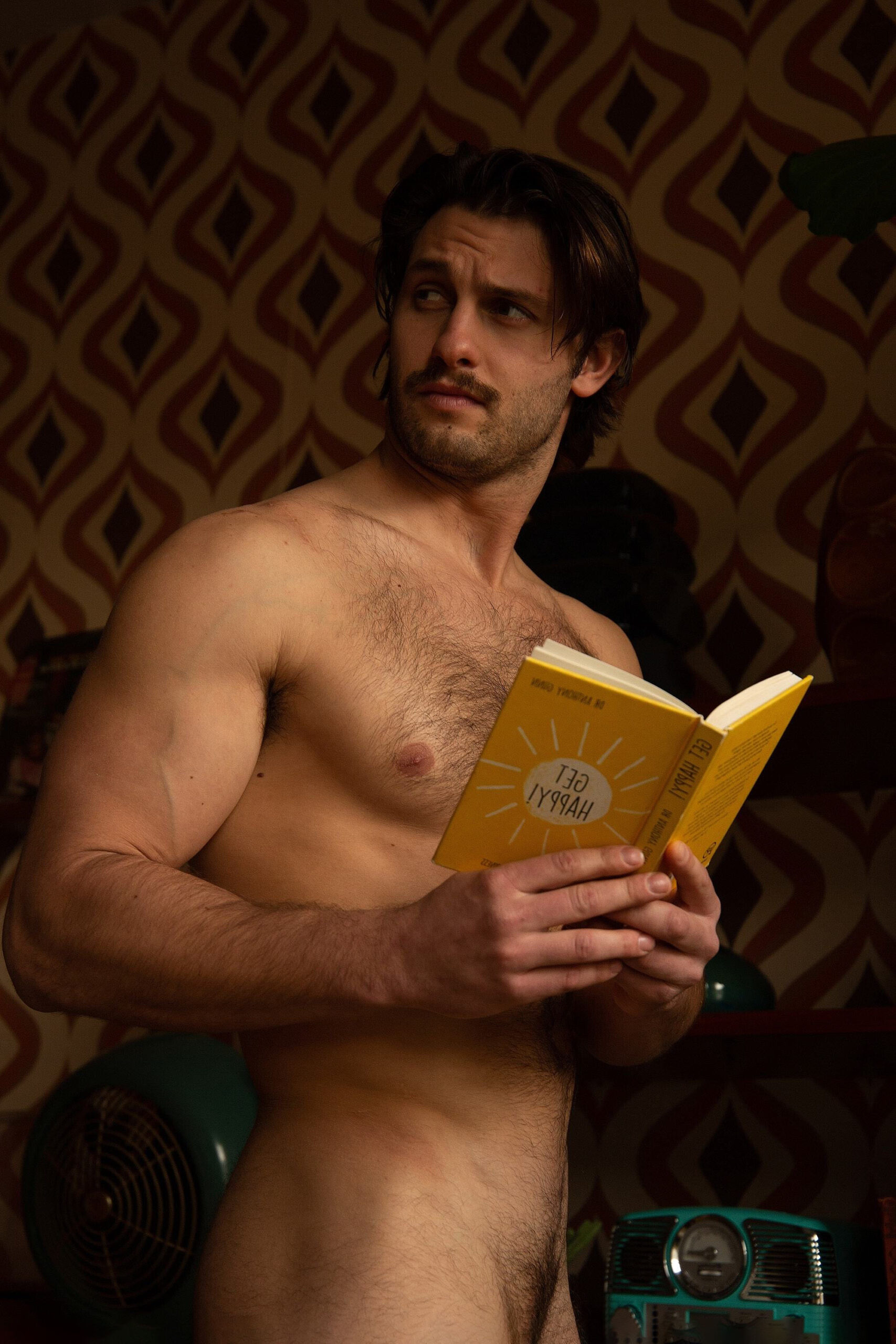 Sam seduces us with his natural masculinity