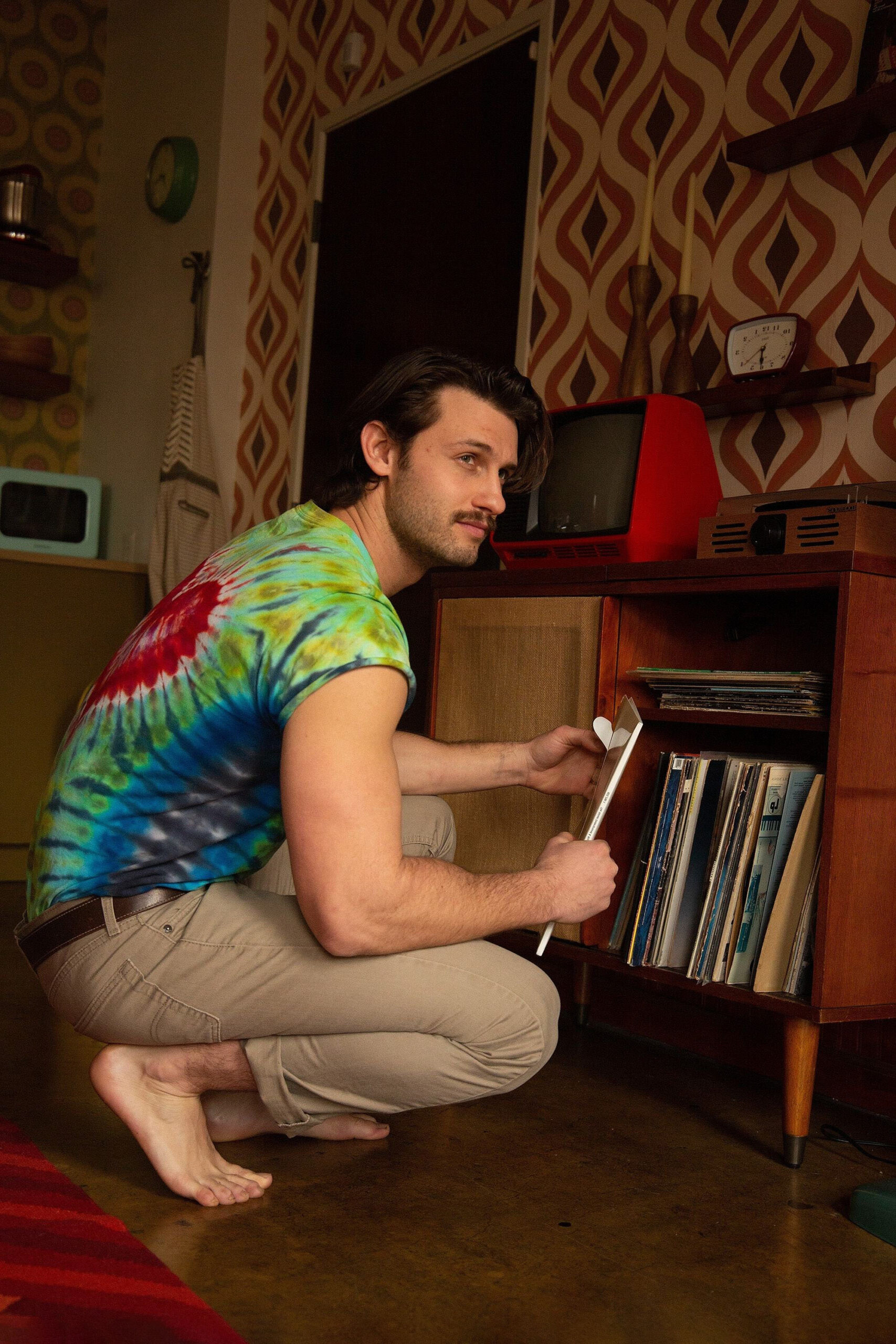 Sam seduces us with his natural masculinity