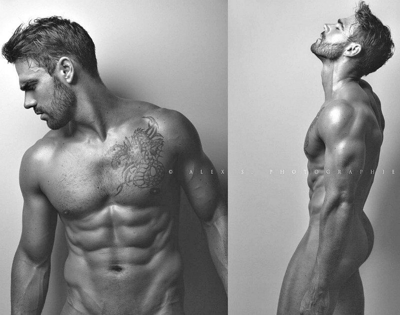 The Stunning Model Jess Vill Stripped Naked
