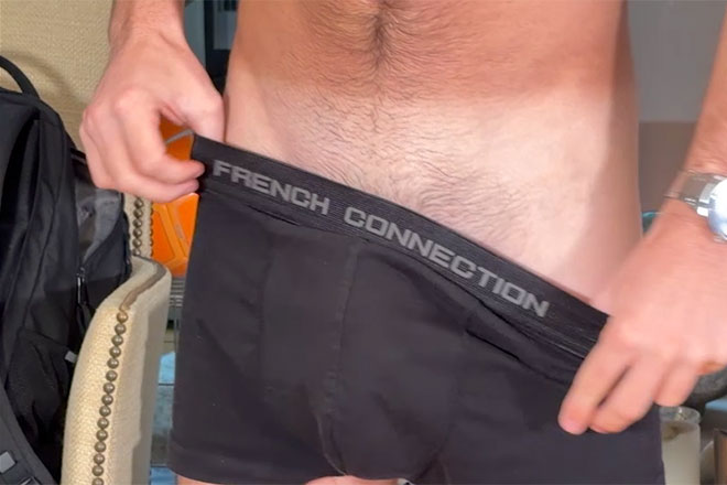 Young Footballer Shows off his Slim Body & Wanks his Long Uncut Cock & Cums!