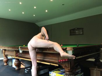 I know what you're thinking, but it'll put me off this tricky shot....go ahead, I'll probably miss anyway