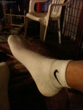 Playin' with myself wearing only socks!!!