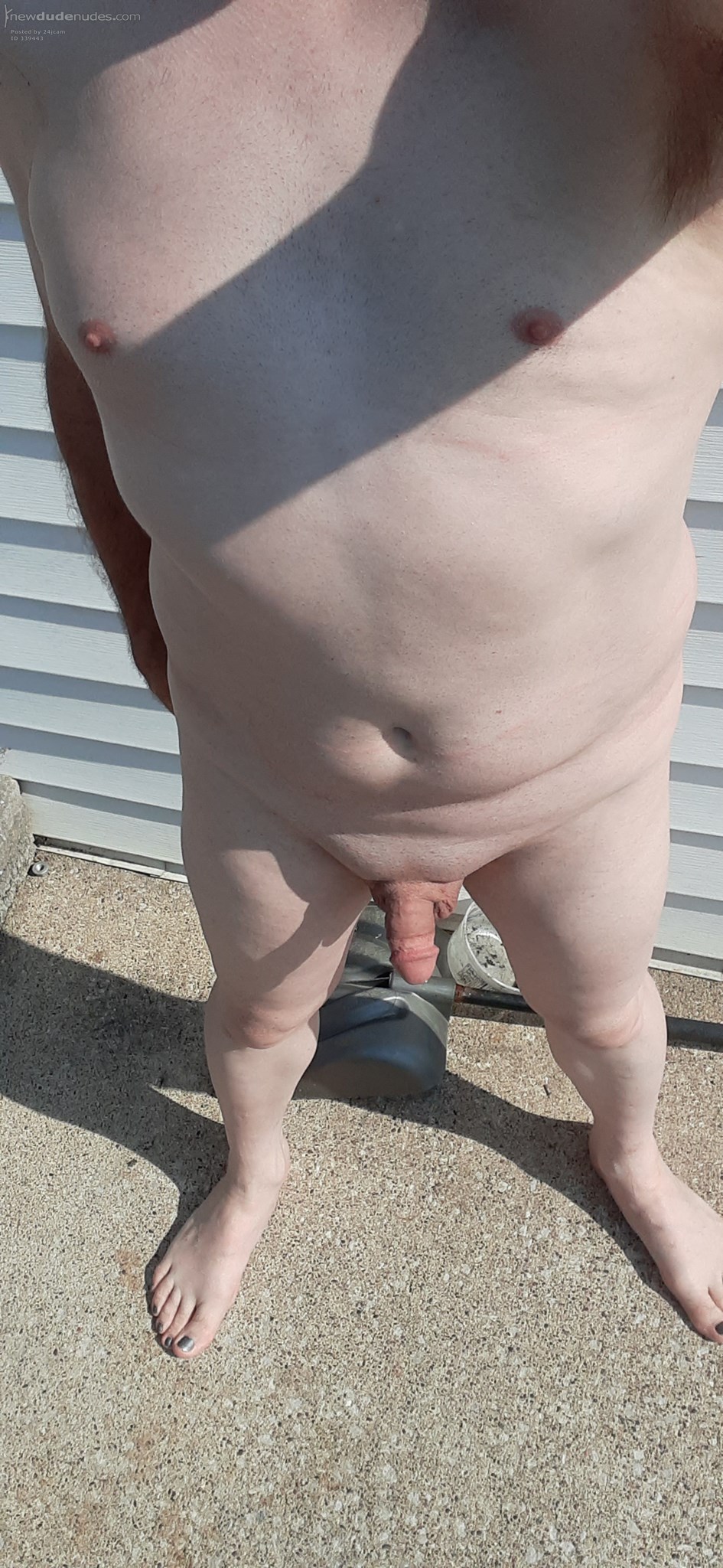 Outside enjoying this sunny day