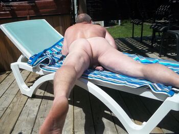 On the patio