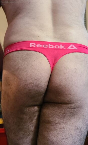 Pink thong.