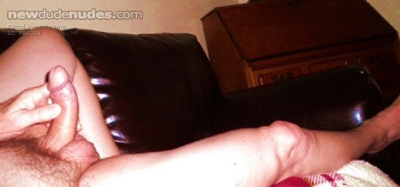 masturbating on our sofa