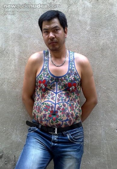 body painting t-shirt
