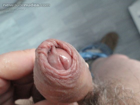 Up close and personal with my cock