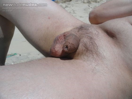 enjoying the beach