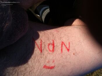Submitting my NDN logo while enjoying the summer sun.