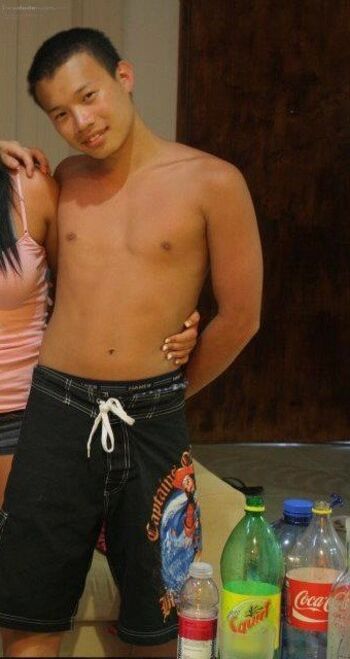 piggy asian boy