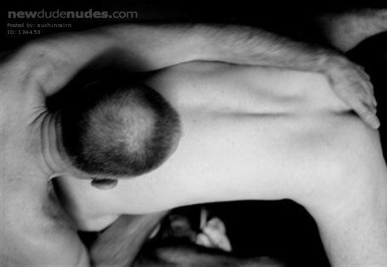 me getting my arse used as i suck