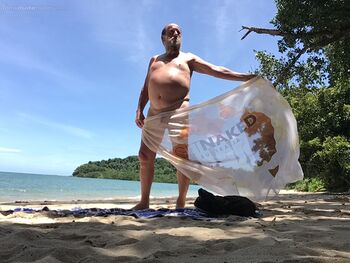 Having fun at the beach