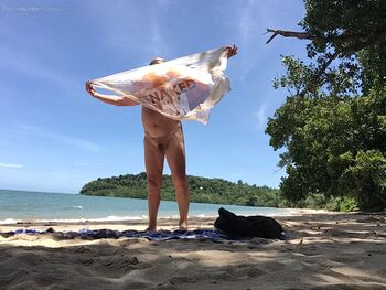 Having fun at the beach