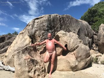 Fun at Bowen Nude beach