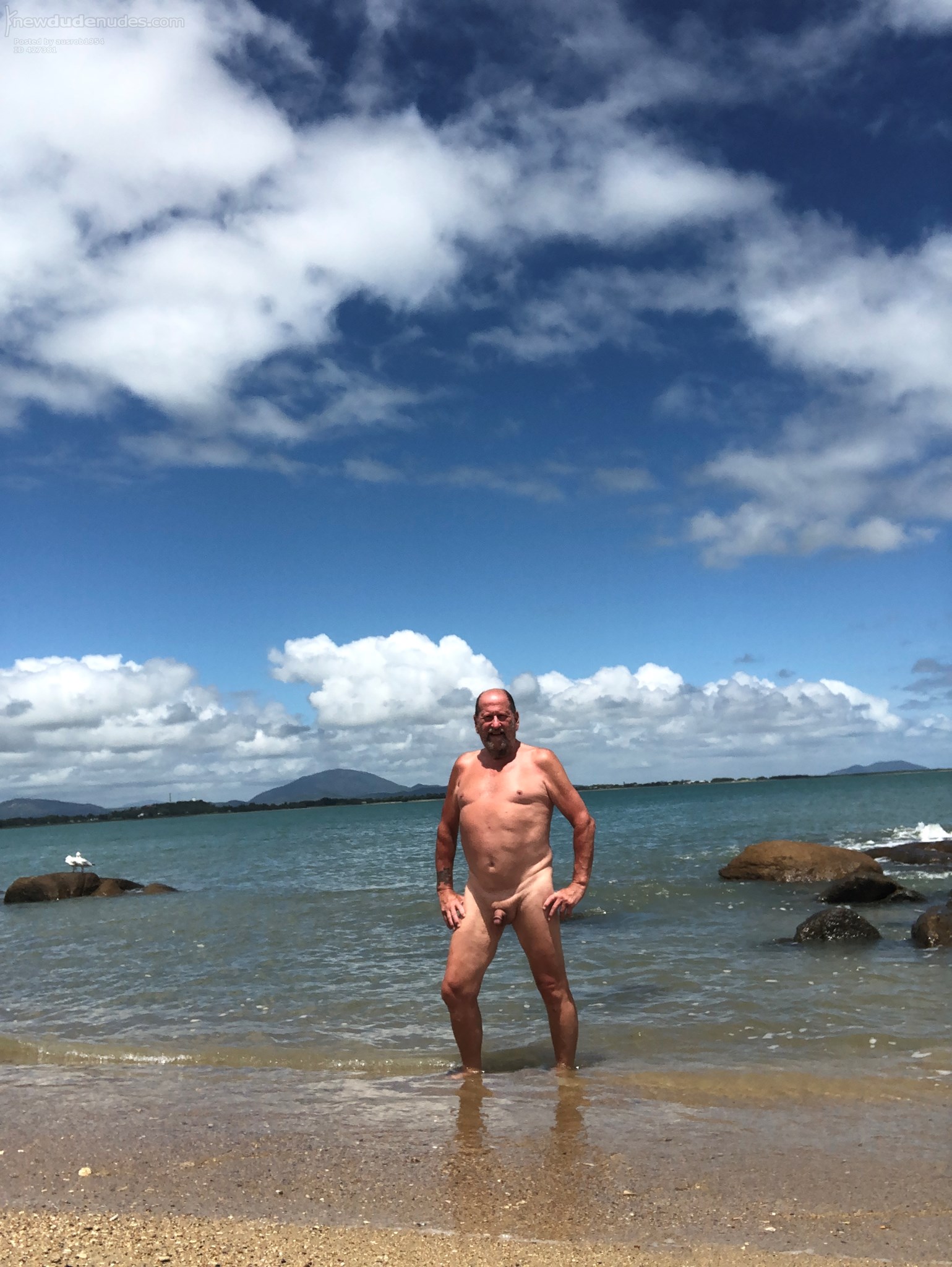 Fun at Bowen Nude beach