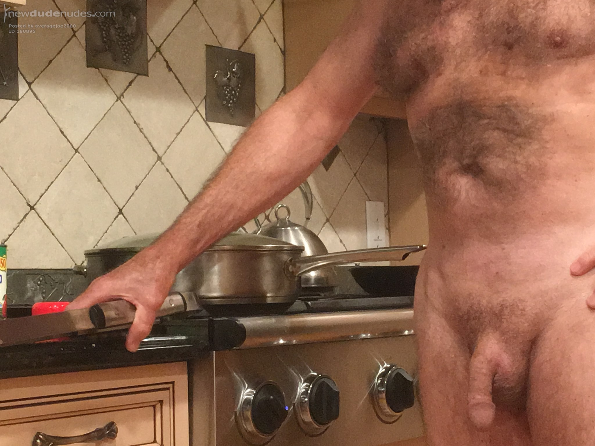 Cooking a warm meal for a friend on a too cool to be outside day