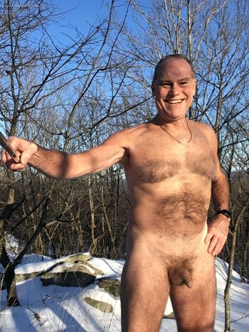 Hiking nude in the frozen tundra of Northern New Jersey state park. 2° with a wind chill of -21. I really didn't feel that cold.