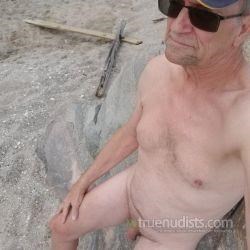 at the beach