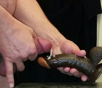 Cumming on my dildo