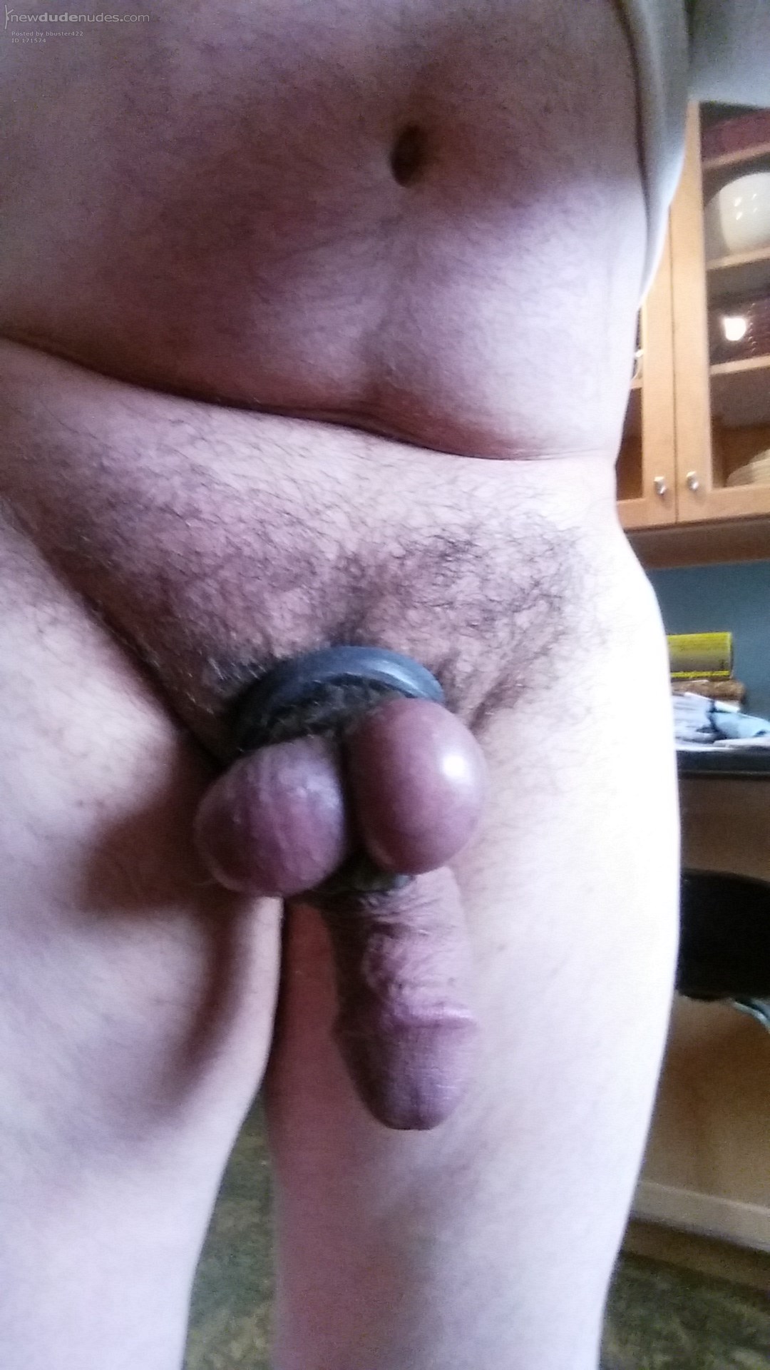 Tied my balls on top of my cock!