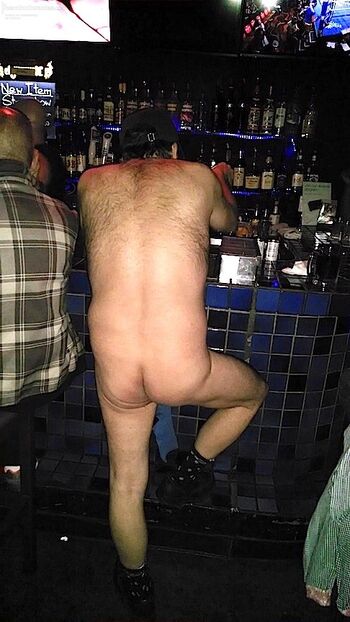 Naked Bar nite - CMNM at the bar ordering drinks!!