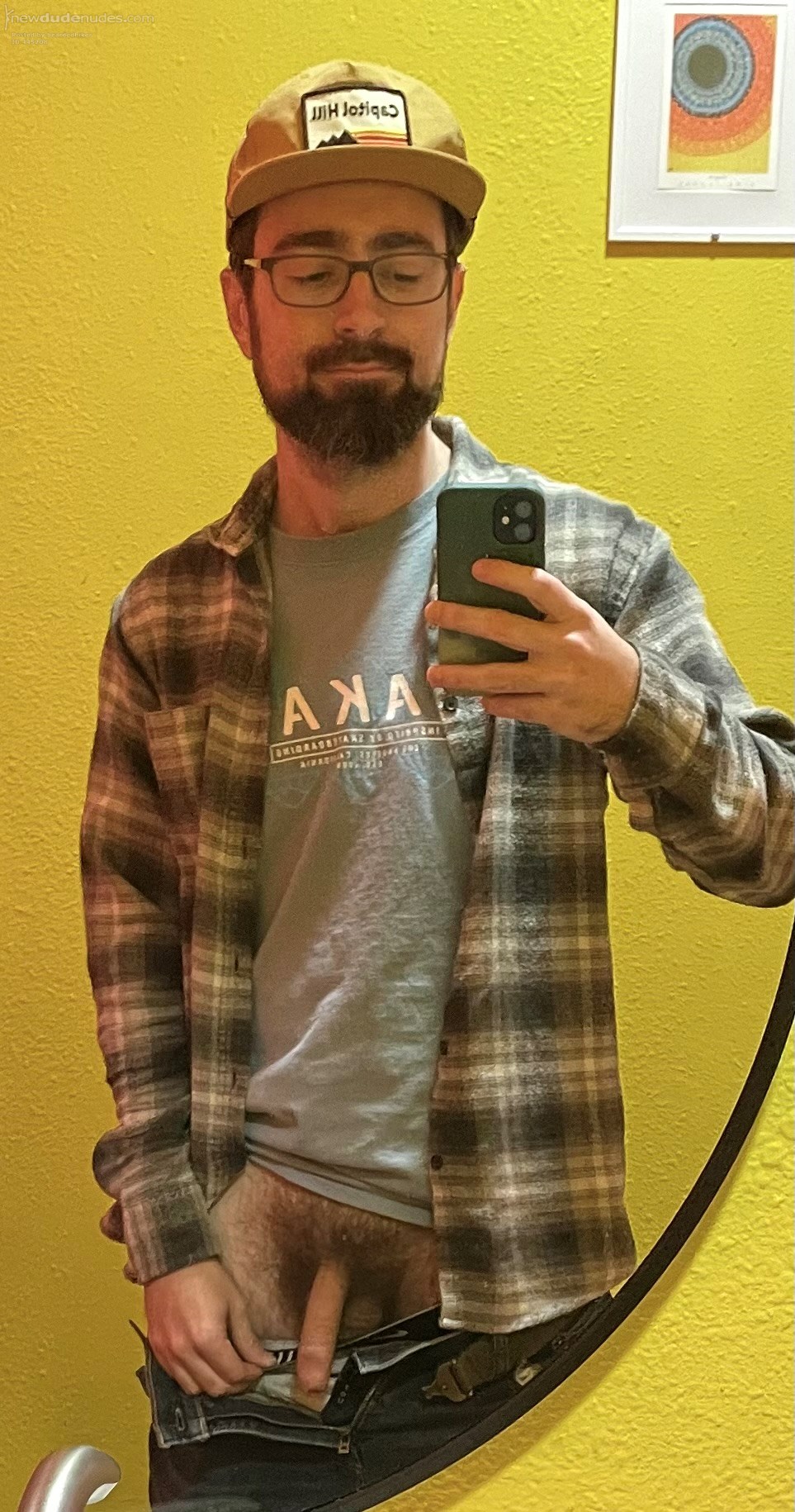pulled it out in a public restroom