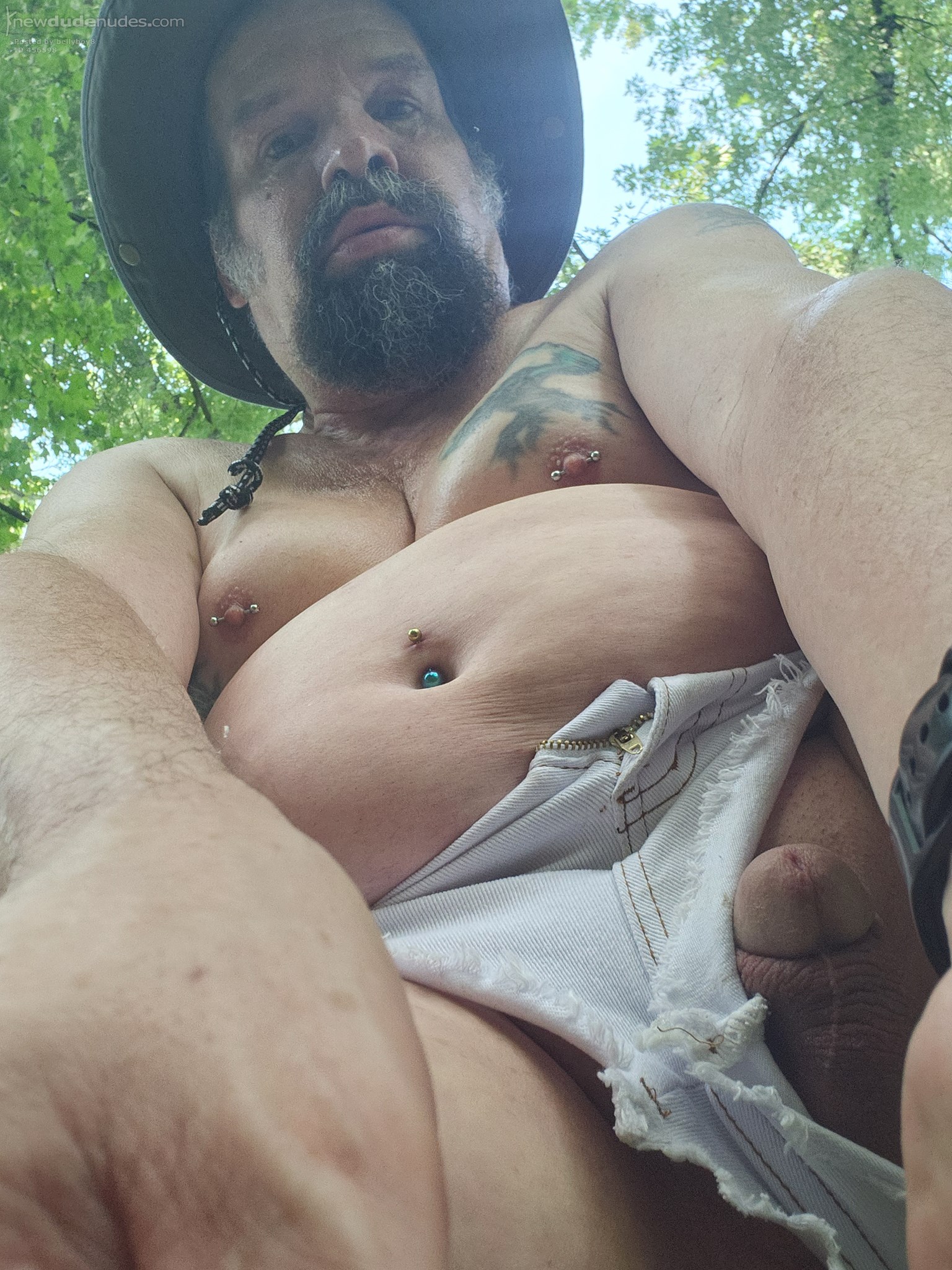 Playing in the garden