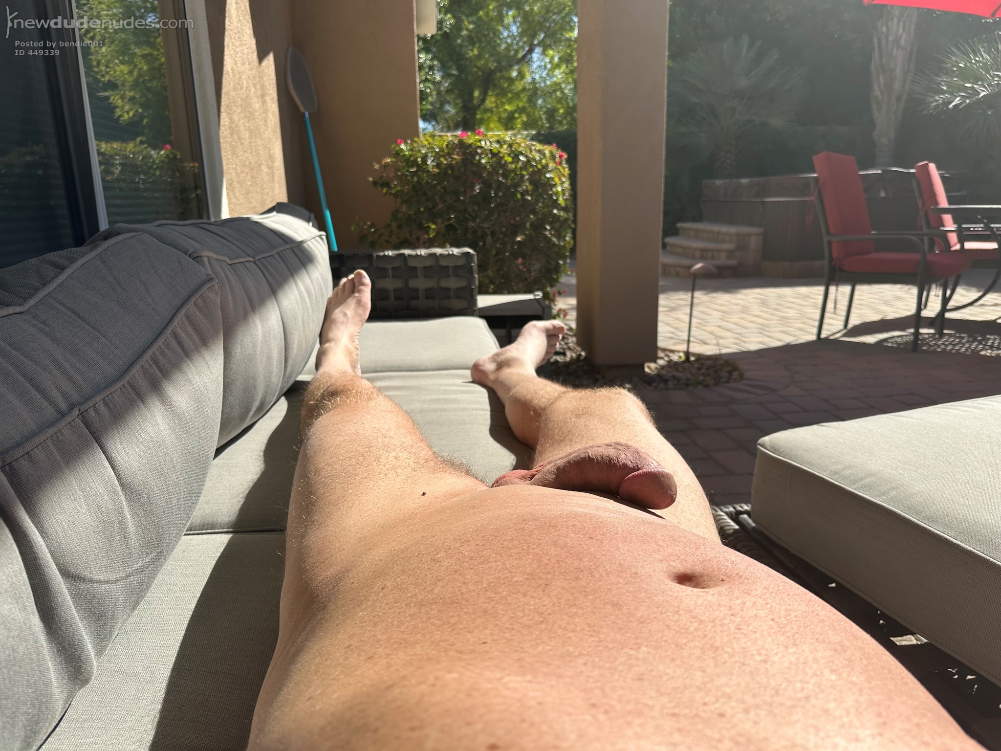 Lounging in the sun