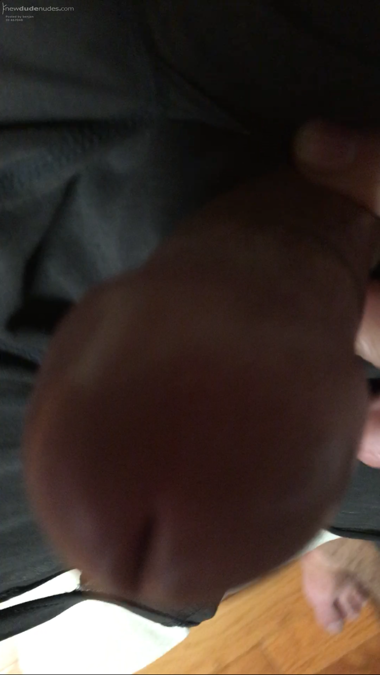 Needs a footjob and deep blowjob
