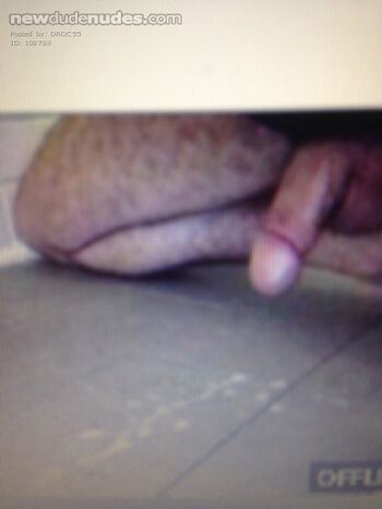 Buddy blows a load on cam with me