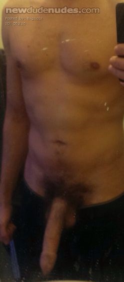 Cheeky selfie just letting it hang out