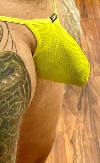 I decided that thongs cover too much. G strings from now on