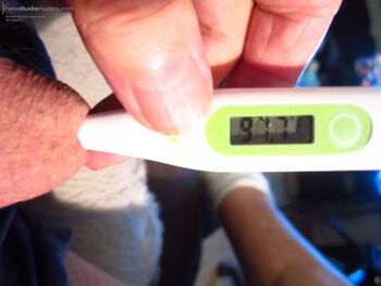 My pee hole temp.