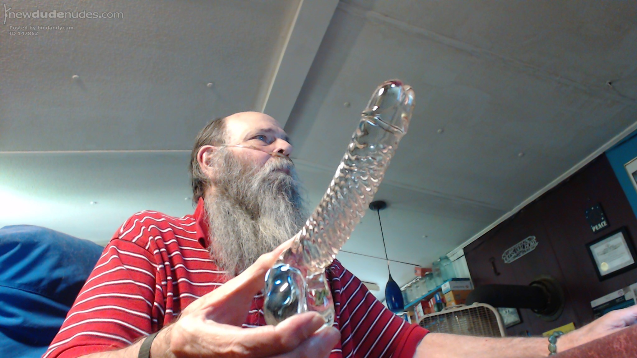 bought a lover this glass dildo, had to test it, it's nice