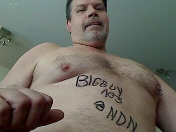 me with ndn and username written on my body