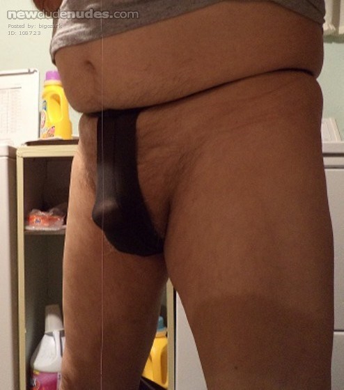 me in my cut off pantyhose