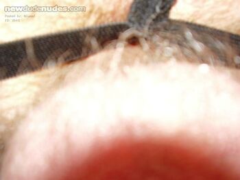 Can you still see a little bit of my cock shaft?