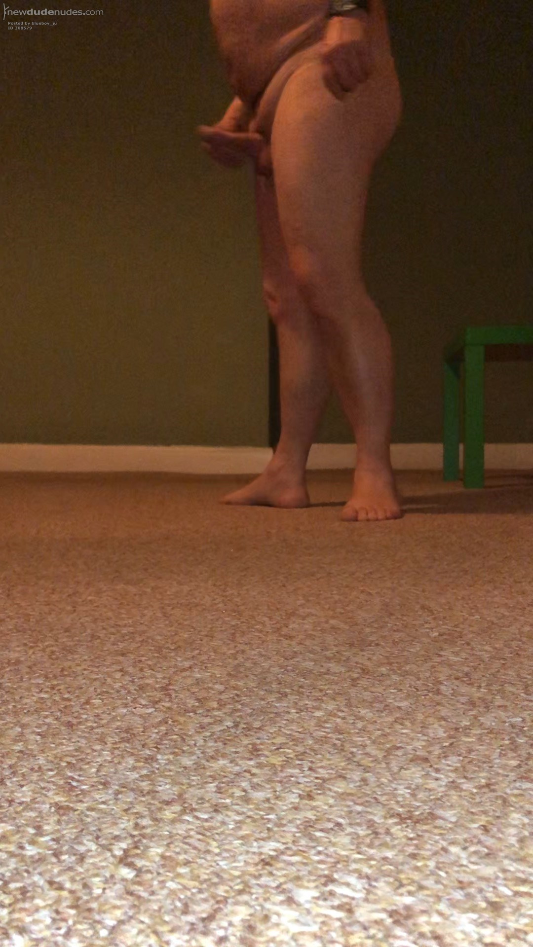 In the empty house.