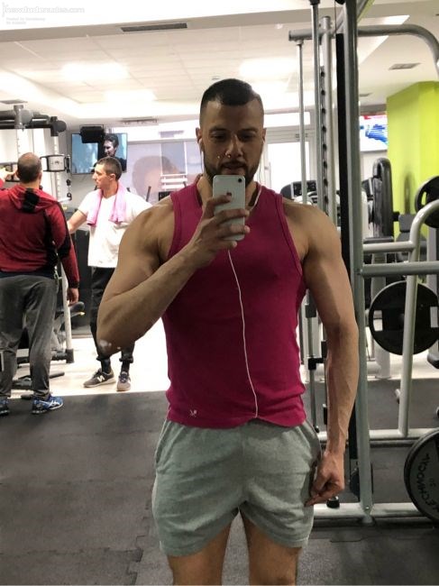 At the gym