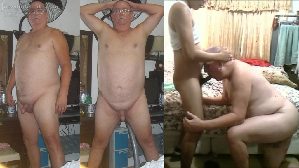 I AM NAKED AND SUCKING COCK