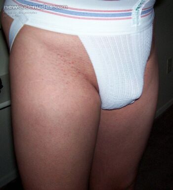 me posing in my jock and socks