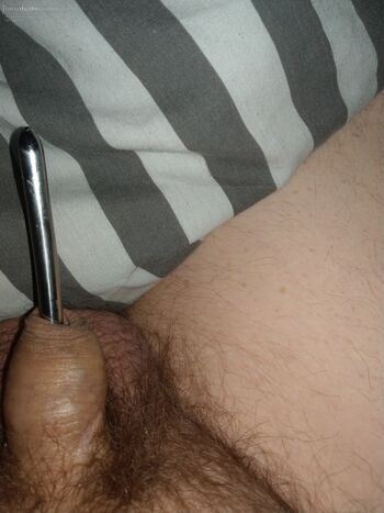 Sounding my cock